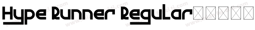 Hype Runner Regular字体转换